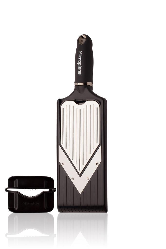 V krájač s obojstrannou čepeľou na krájanie na plátky a prúžky Julienne