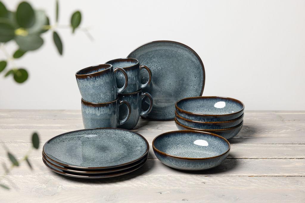 Raňajková sada Lave gris, 12 ks