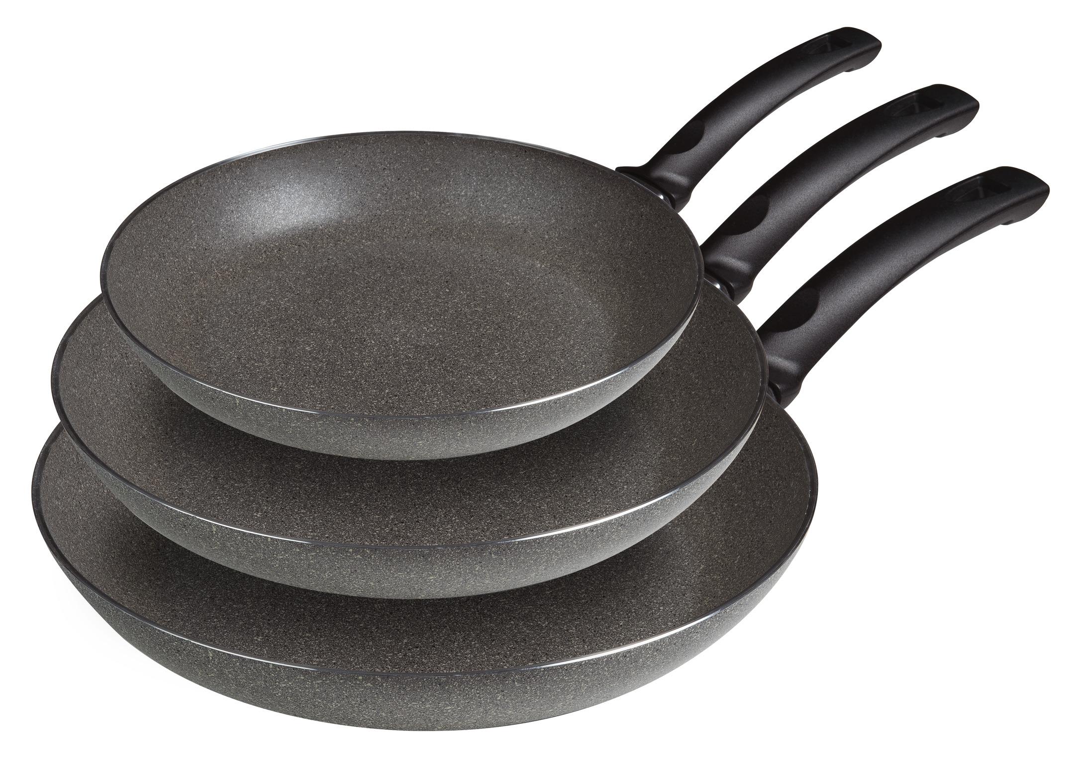 Súprava 3 nepriľnavých panvíc Aosta, 20 + 24 + 28 cm