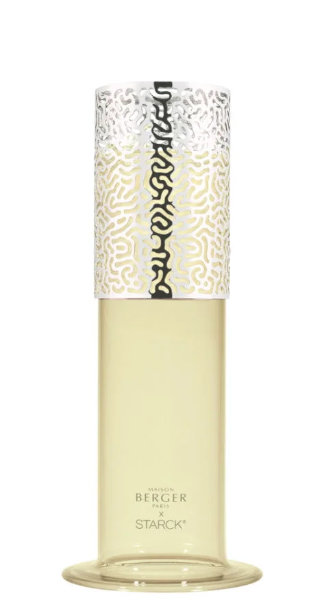 Svietnik Starck, zelený + vonná sviečka Peau d'Ailleurs, 120 g