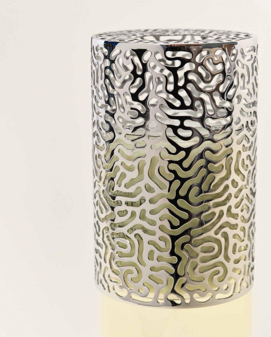 Svietnik Starck, zelený + vonná sviečka Peau d'Ailleurs, 120 g