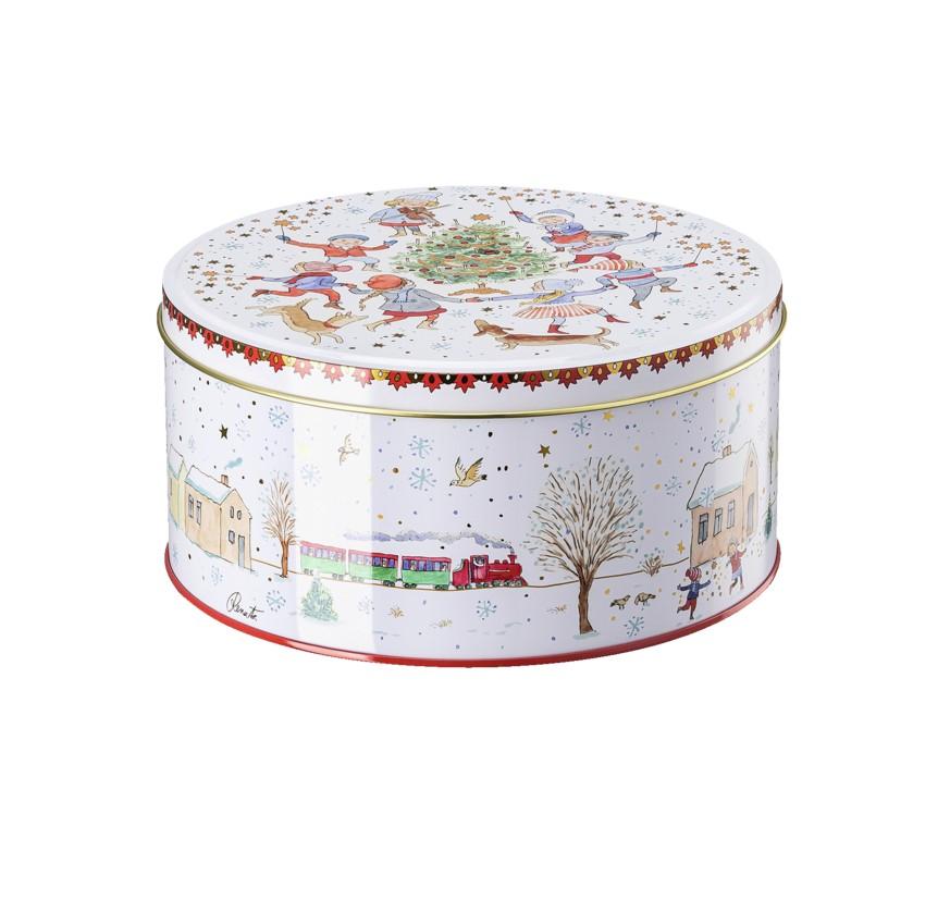 Vianočná súprava 3 plechových nádob na cukrovinky, Christmas Sounds