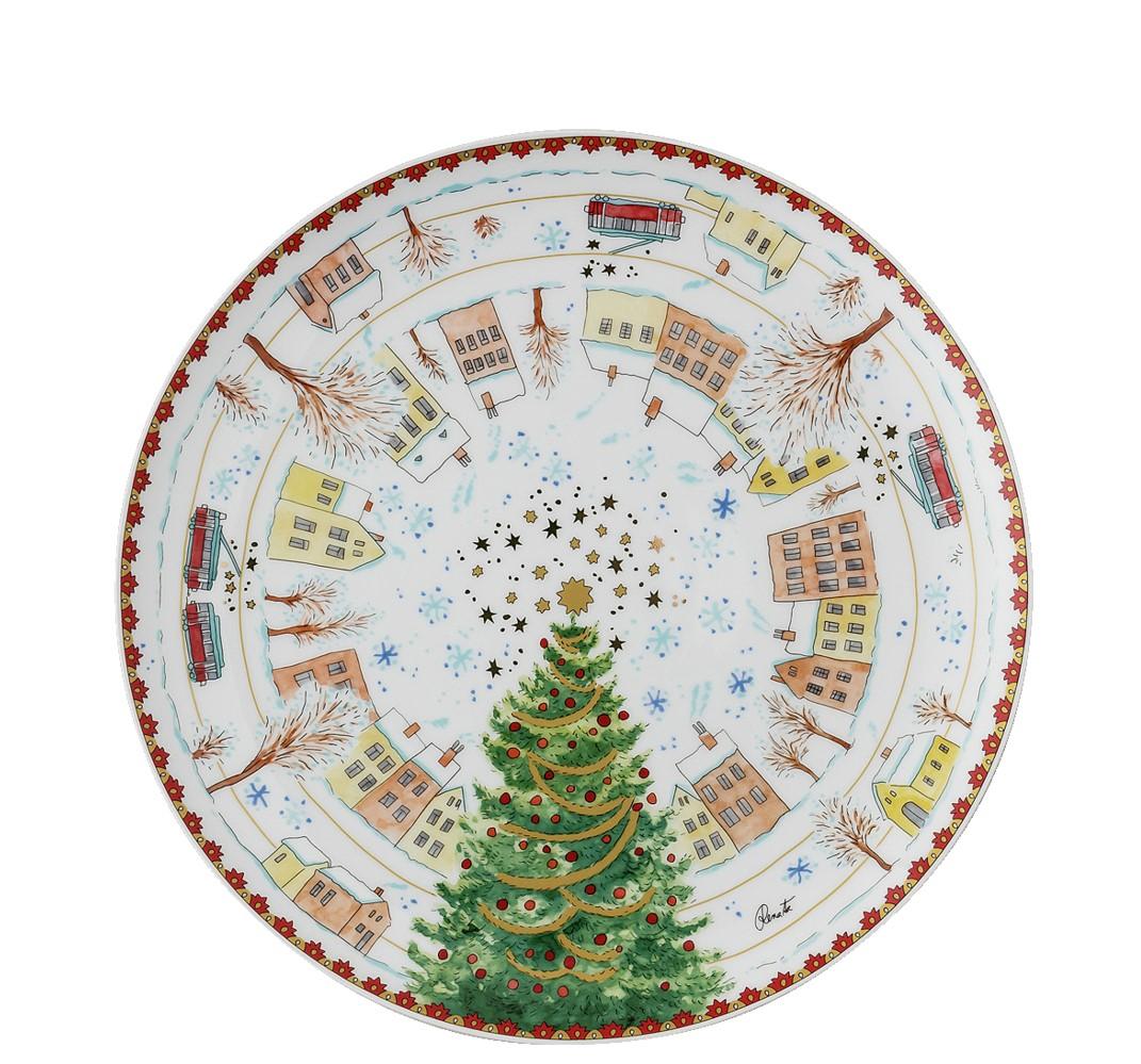 Vianočný tanier na cukrovinky, Christmas Sounds, Ø 22 cm