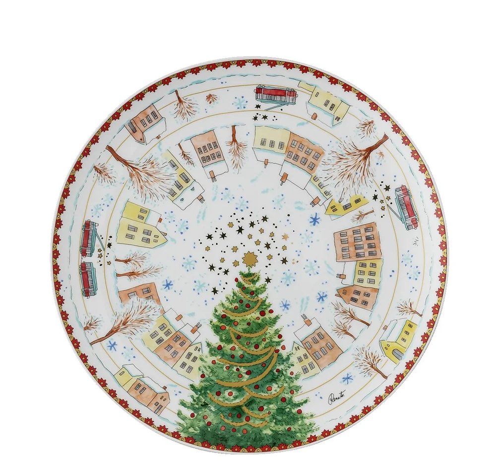 Vianočný tanier na cukrovinky, Christmas Sounds, Ø 22 cm