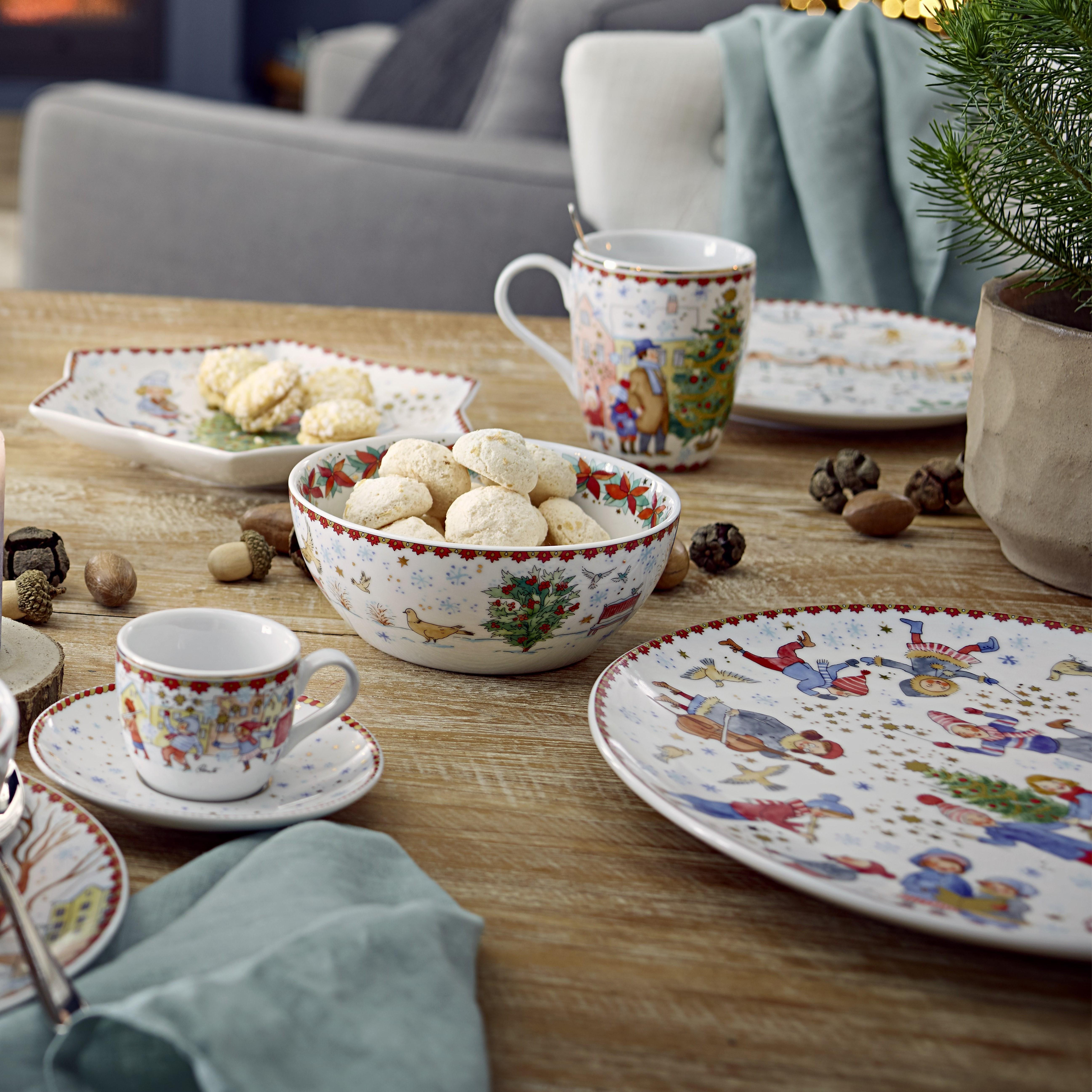 Vianočný tanier na cukrovinky, Christmas Sounds, Ø 22 cm