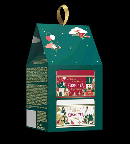 Darčekový set vianočných čajov Tsarevna a Glögg, 2x miniatúra 20 g