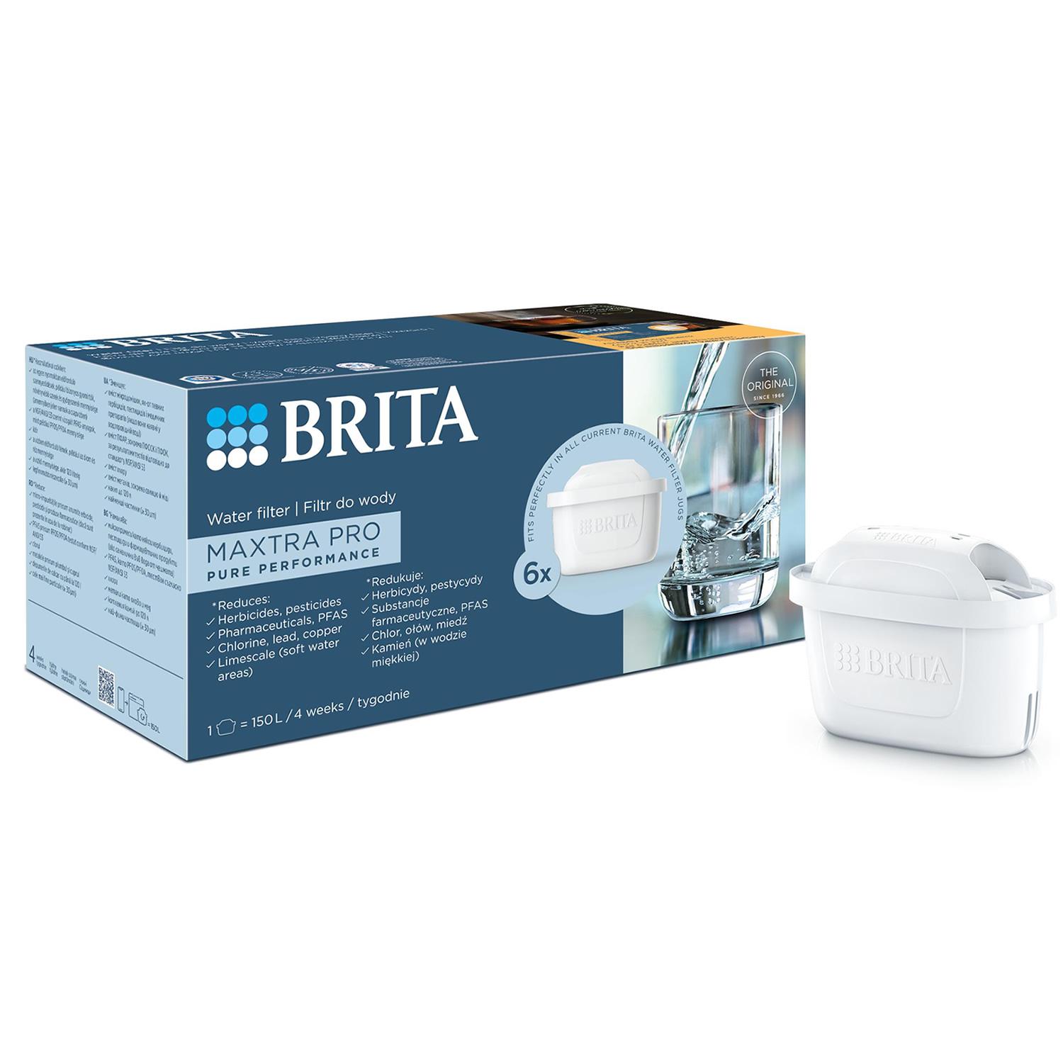 Vodný filter Maxtra Pro Pure Performance, 6 ks