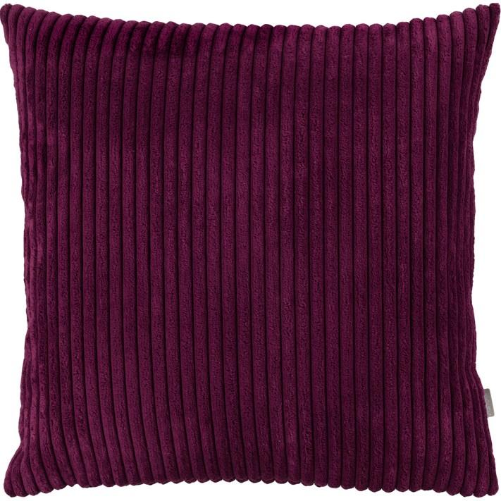 Menčestrová obliečka na vankúš King, 50 x 50 cm, berry