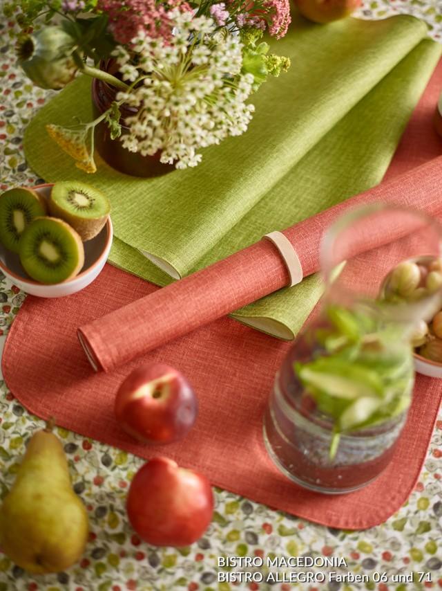 Umývateľná prestierka Bistro Allegro, 35 x 50 cm, red