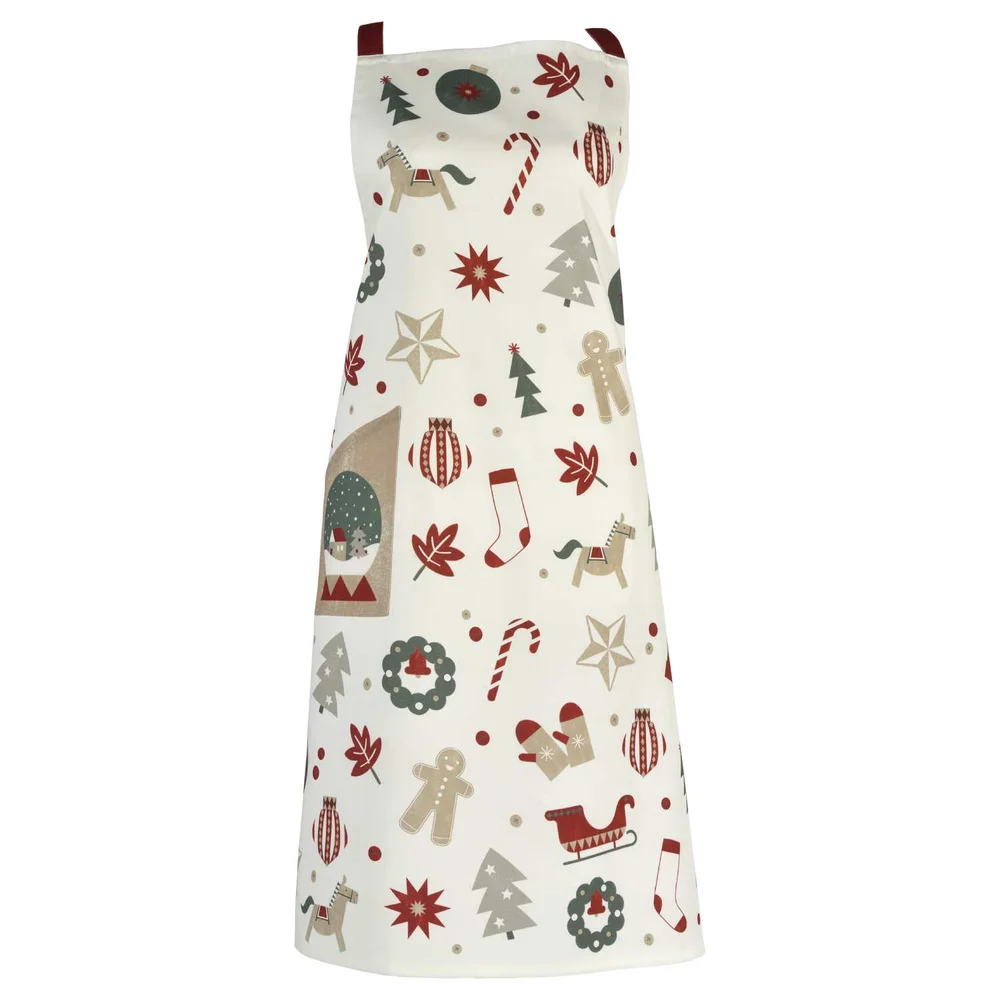 Kuchynská zástera All 4 X-mas, 74 x 93 cm, red/green