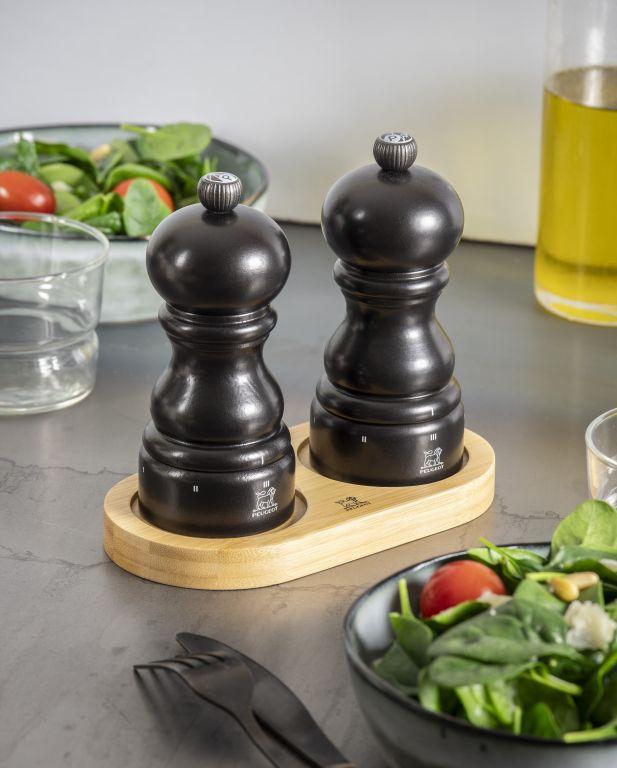 Drevený stojanček na mlynčeky Linéa, bambus