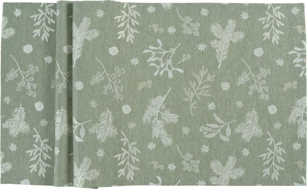 Behúň na stôl Pine, 50 x 140 cm, jade