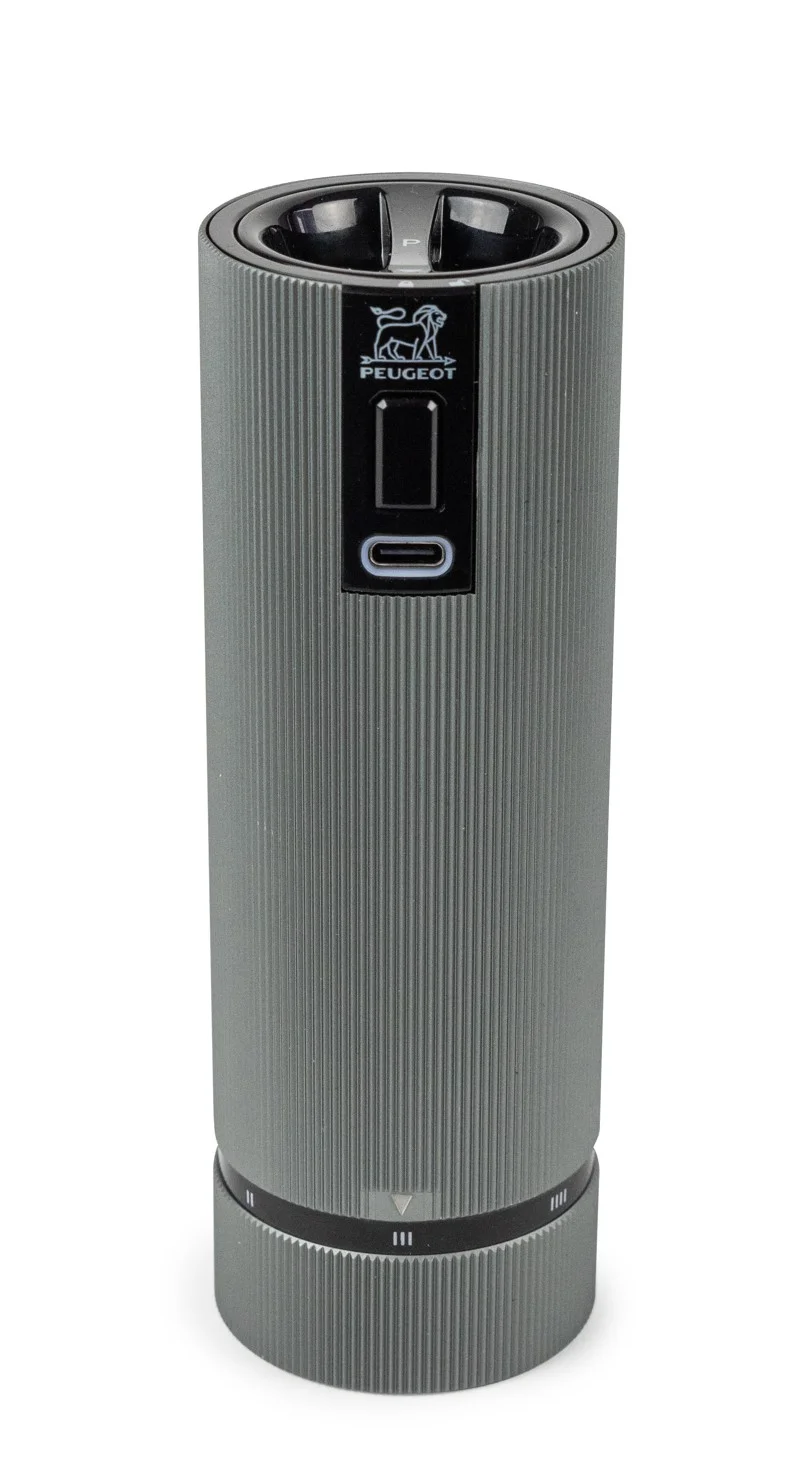 Elektrický dobíjací mlynček na korenie Line u´Select, 15 cm, karbónová