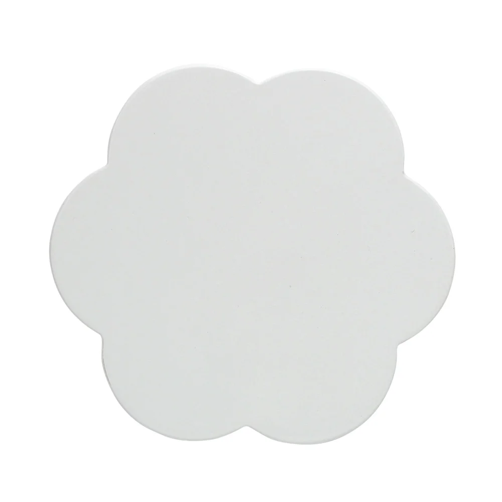 Lakované podtácky Scallop Coasters, Ø 12 cm, 4 ks, biela