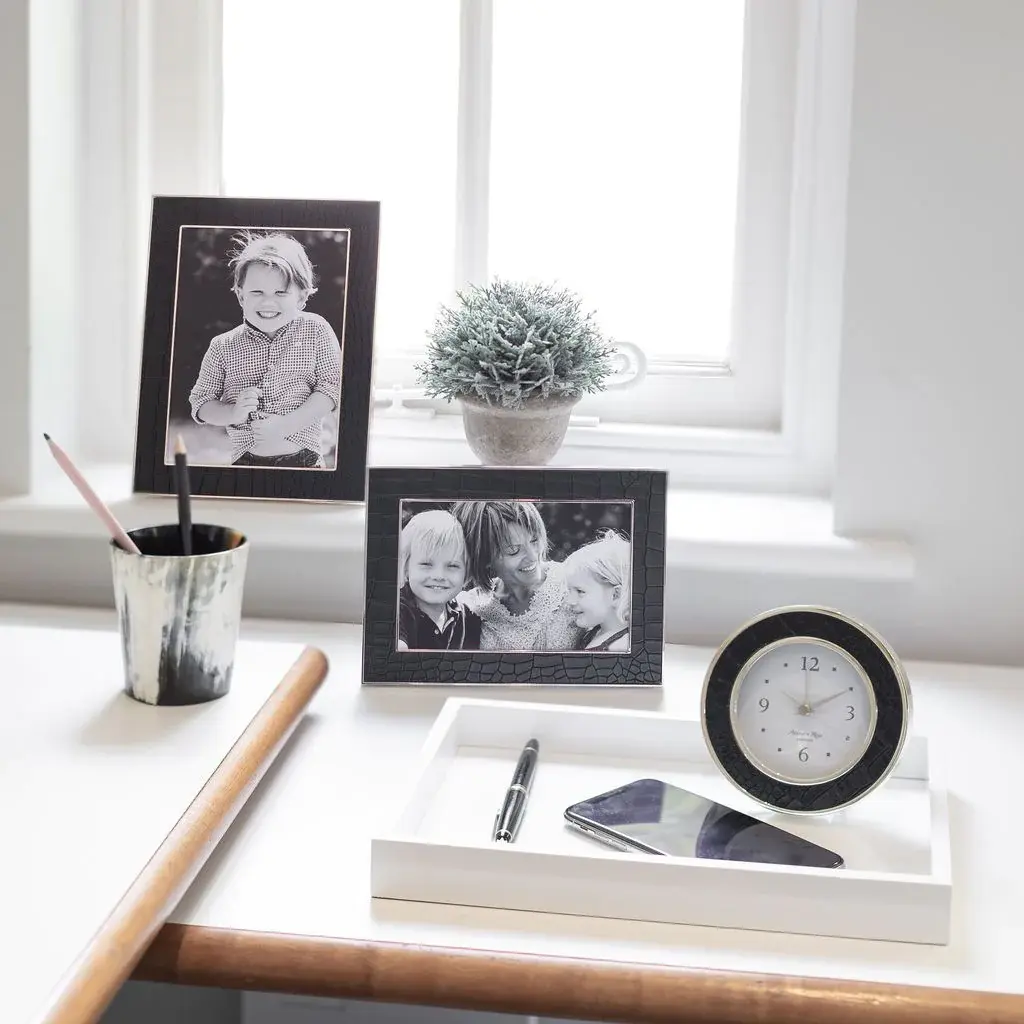 Lakovaný servírovací podnos, 28 x 20 cm, biela