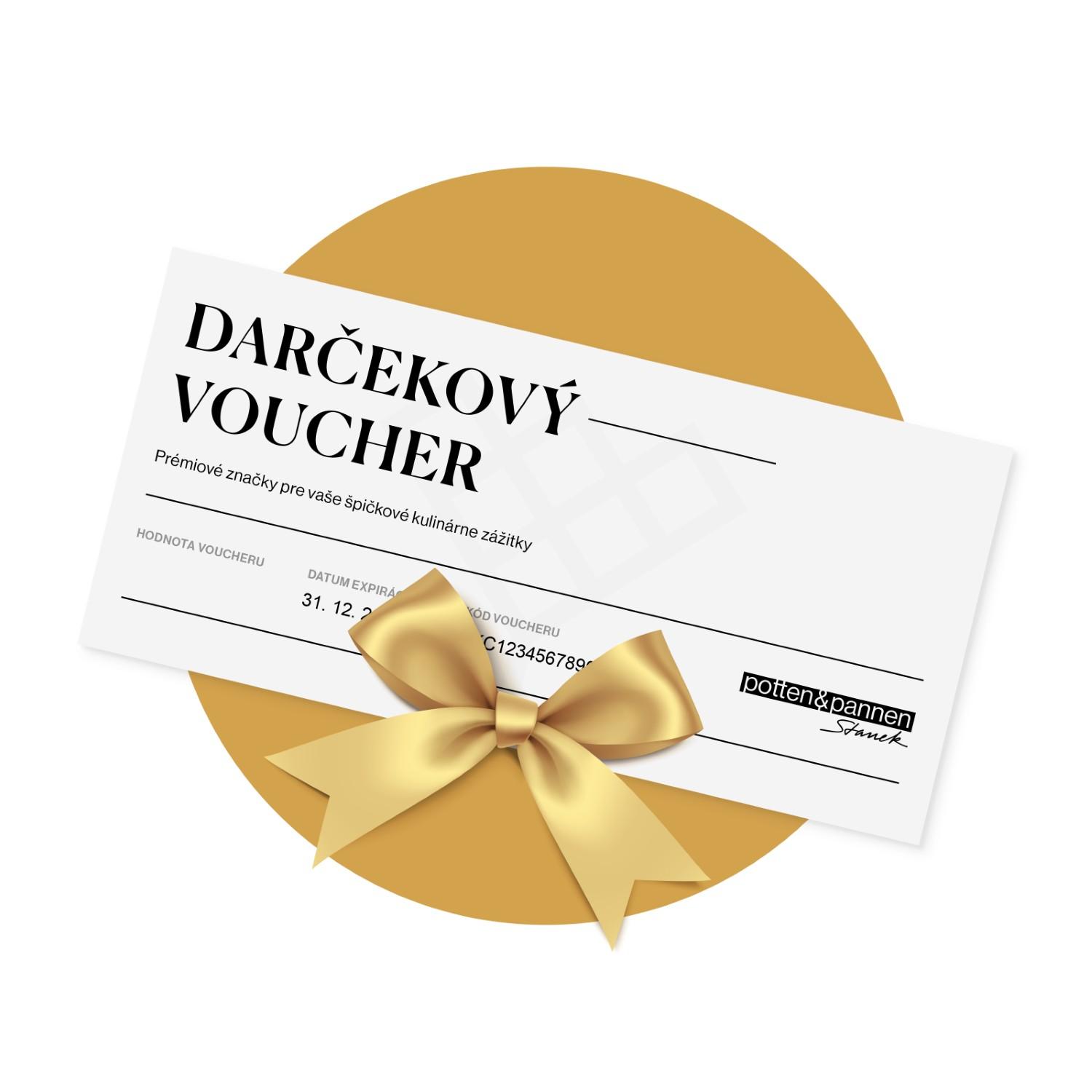 Darčekový voucher Potten & Pannen - Staněk v hodnote 50 €