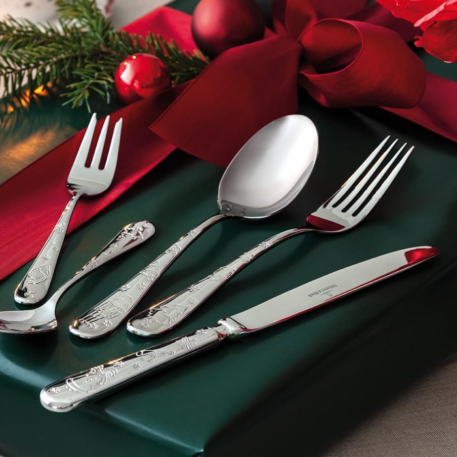 Sada vianočných nerezových príborov Toy´s Delight, 30 ks