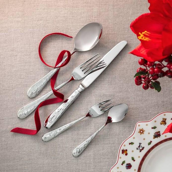 Sada vianočných nerezových príborov Toy´s Delight, 30 ks