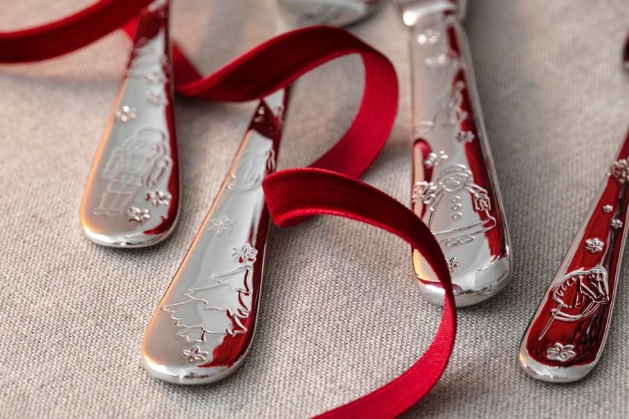 Sada vianočných nerezových príborov Toy´s Delight, 30 ks