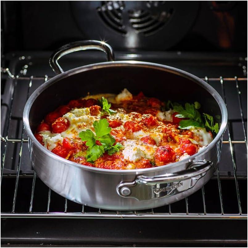 Premiere nerezový kastról s keramickým povrchom s pokrievkou, 26 cm