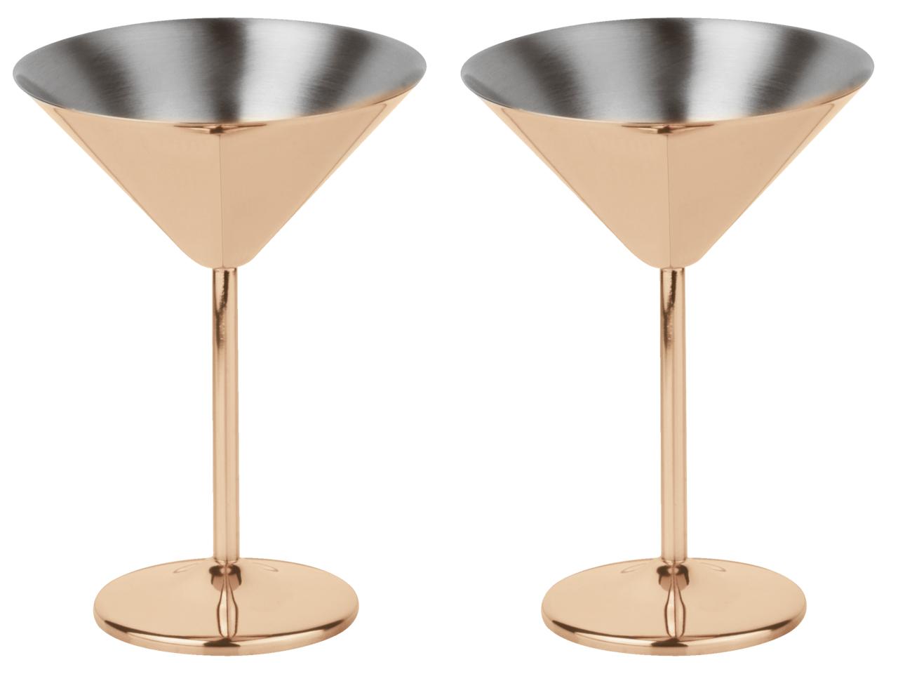 Martini sada, 2ks, medená