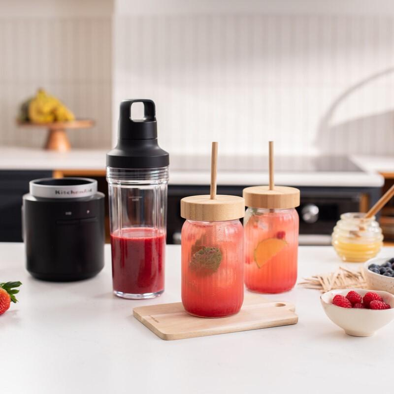 Bezdrôtový osobný blender GO (bez batérie), 5KSBR200BM, čierna mat