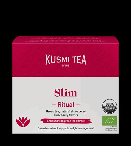 Porciovaný zelený čaj na zrýchlenie metabolizmu Slim Ritual, 18 vrecúšok