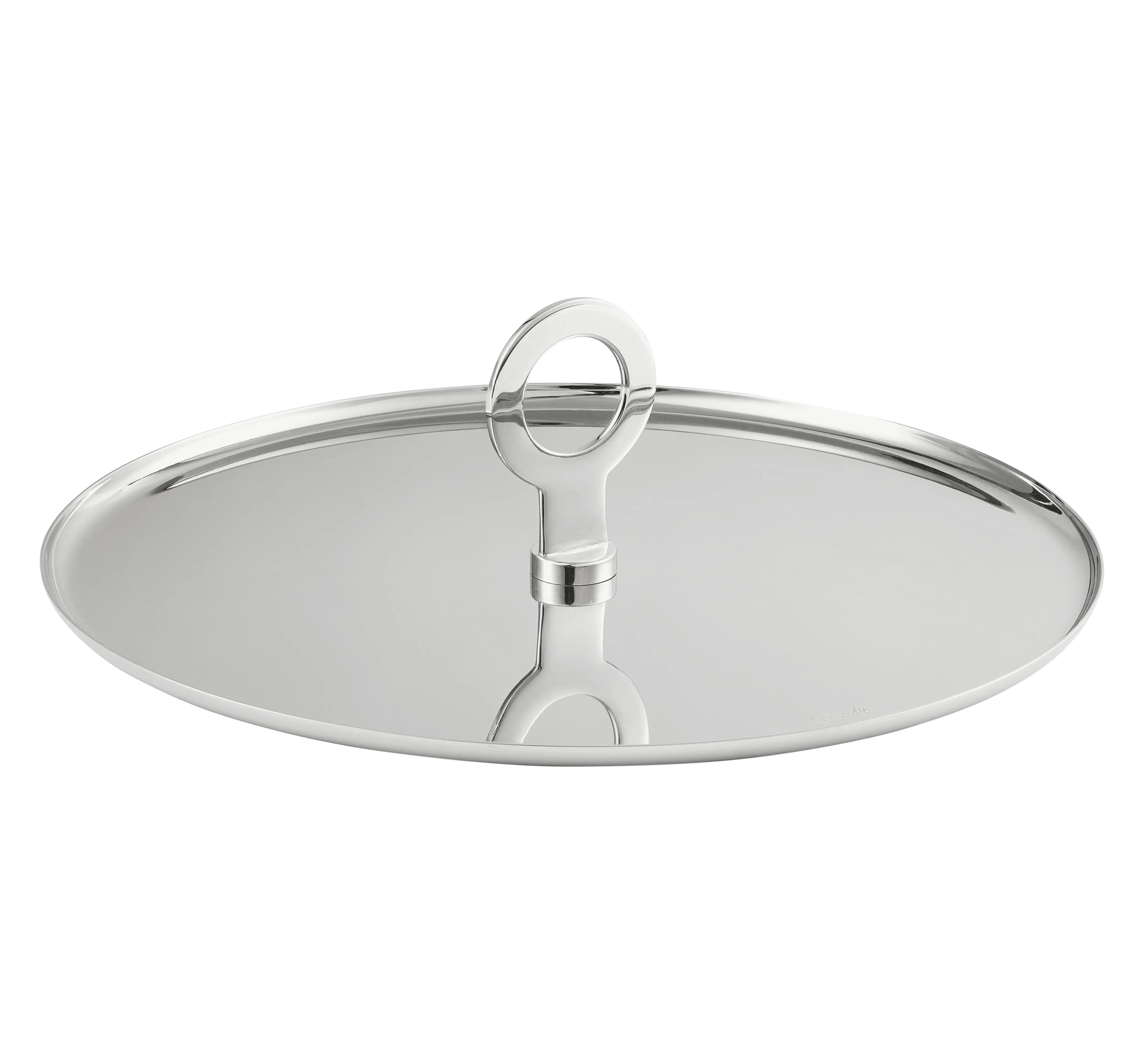 Nerezový servírovací tác, Oh, Ø 27 cm