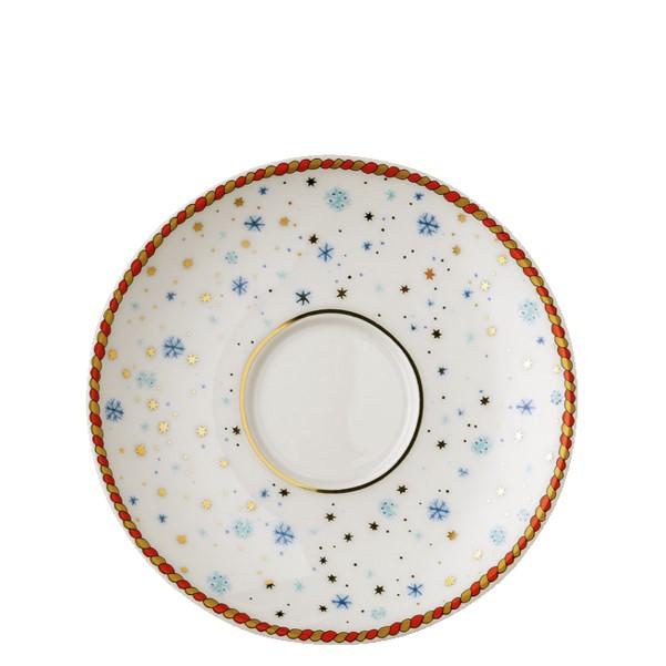 Vianočná espresso šálka a podšálka, Vianočné svetielka, 80 ml/12 cm