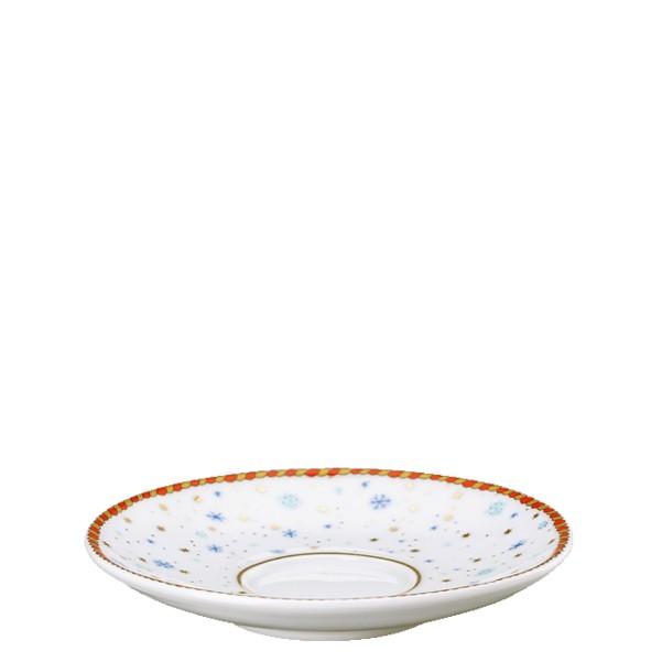 Vianočná espresso šálka a podšálka, Vianočné svetielka, 80 ml/12 cm