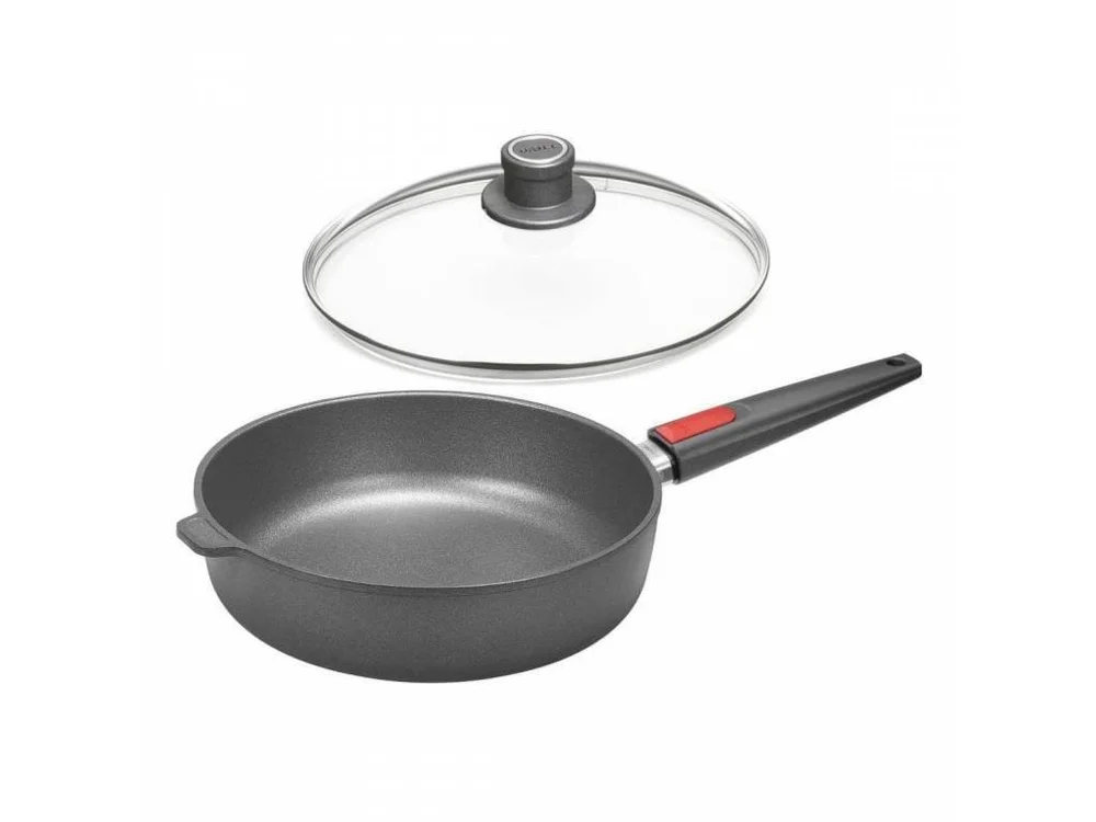Nowo Titanium soté panvica s odnímateľnou rukoväťou, 24 cm + pokrievka
