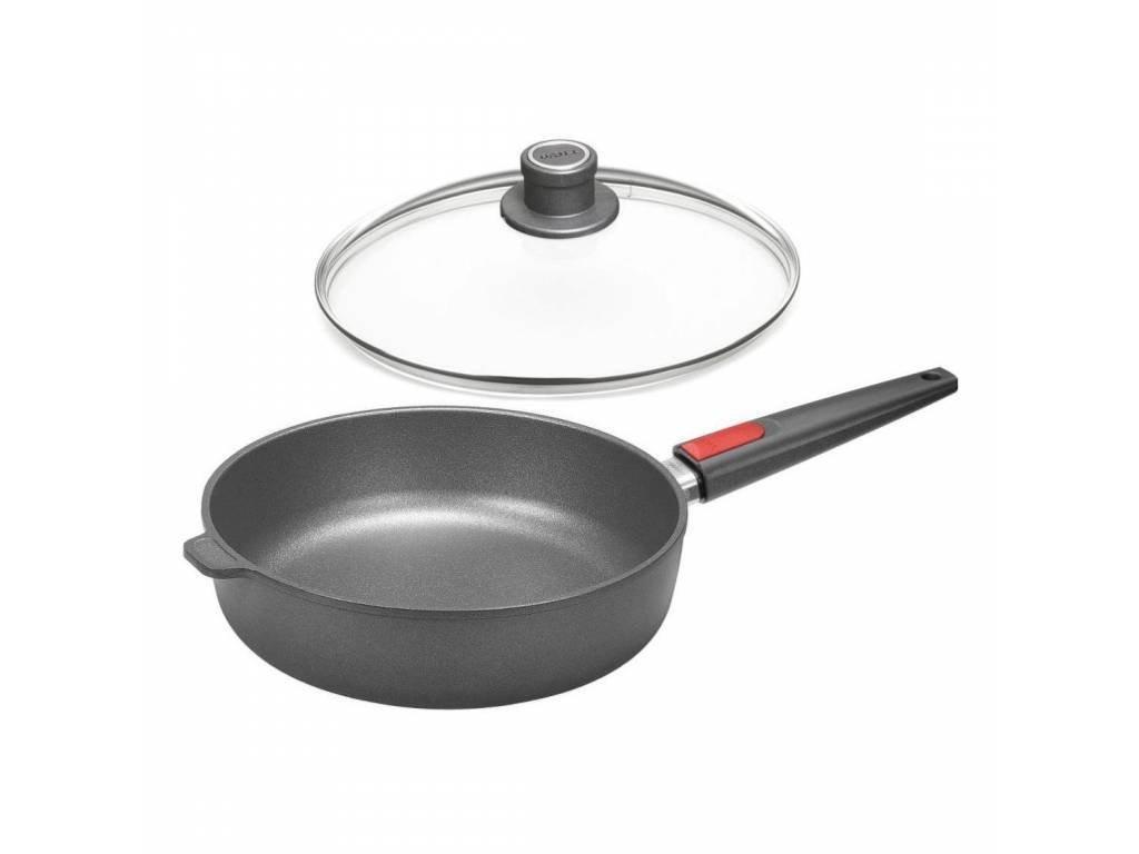 Soté panvica s odnímateľnou rukoväťou Nowo Titanium, 28 cm + pokrievka