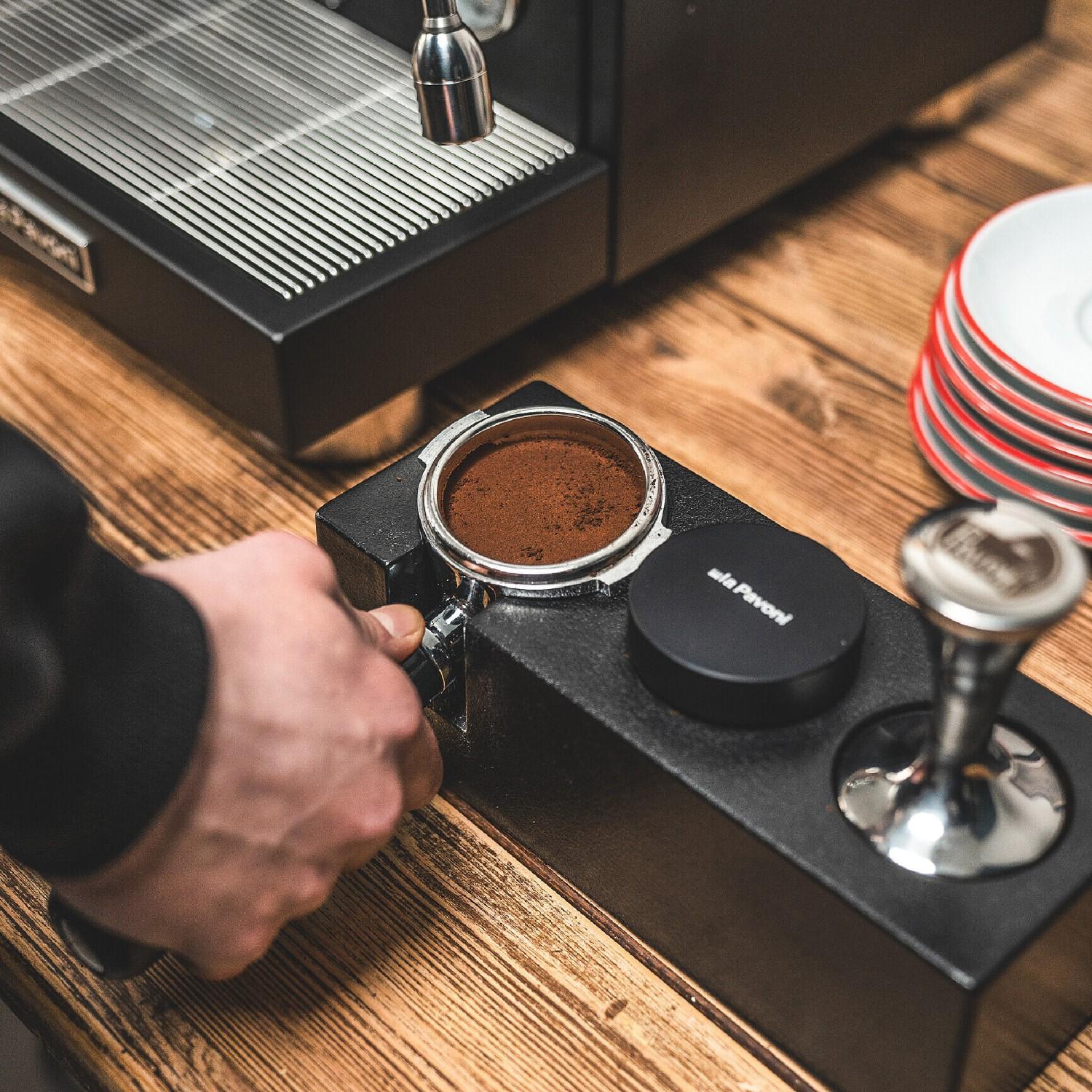 Tamper na stláčanie kávy, nerezová