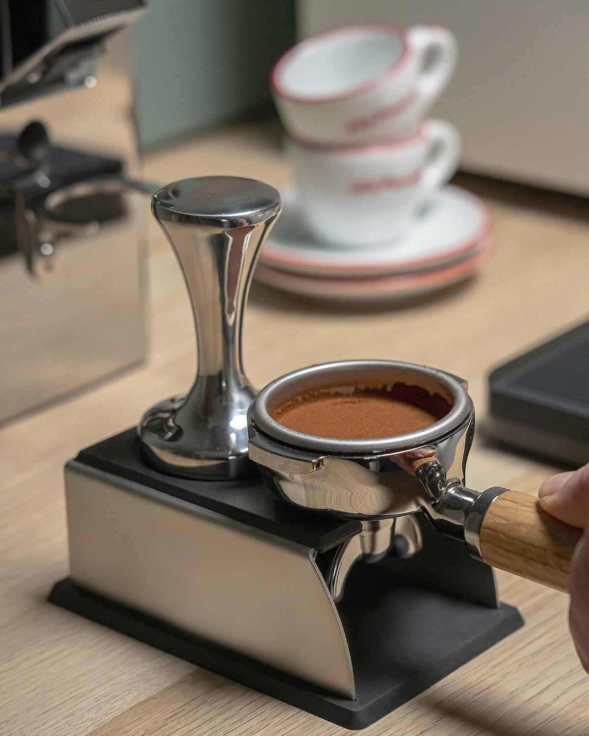 Tamper na stláčanie kávy, nerezová