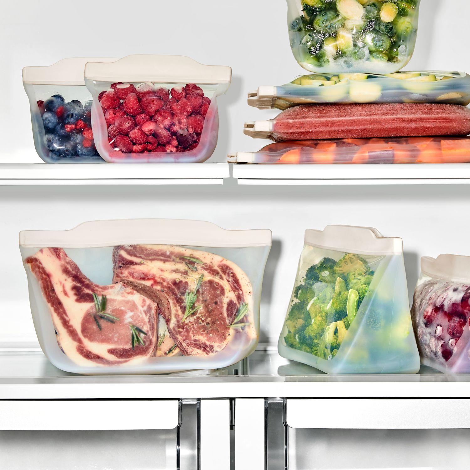 Silikónové vrecko na potraviny, 1,8 l, 22 x 25 cm