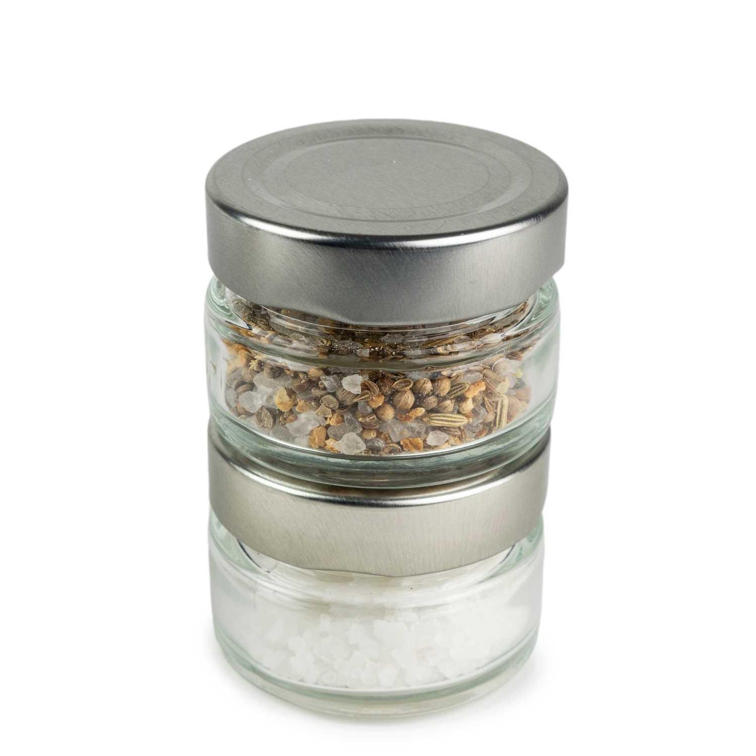 Mlynček na soľ Maestro Zirlion + 1 zásobník + morská soľ