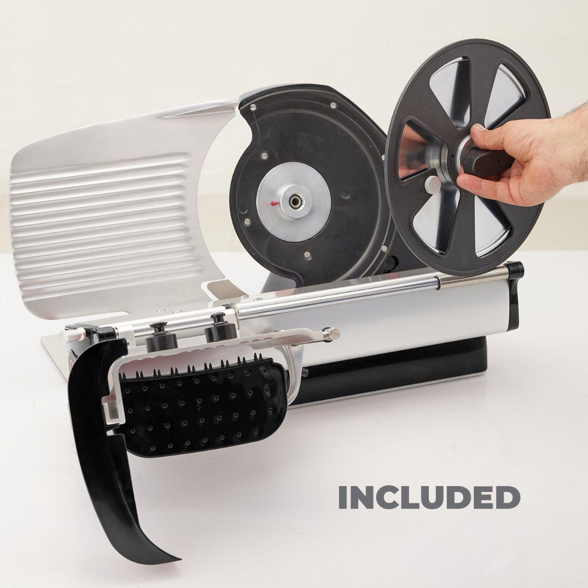 Nářezový stroj Home Line Plus 200, elektrický, červený