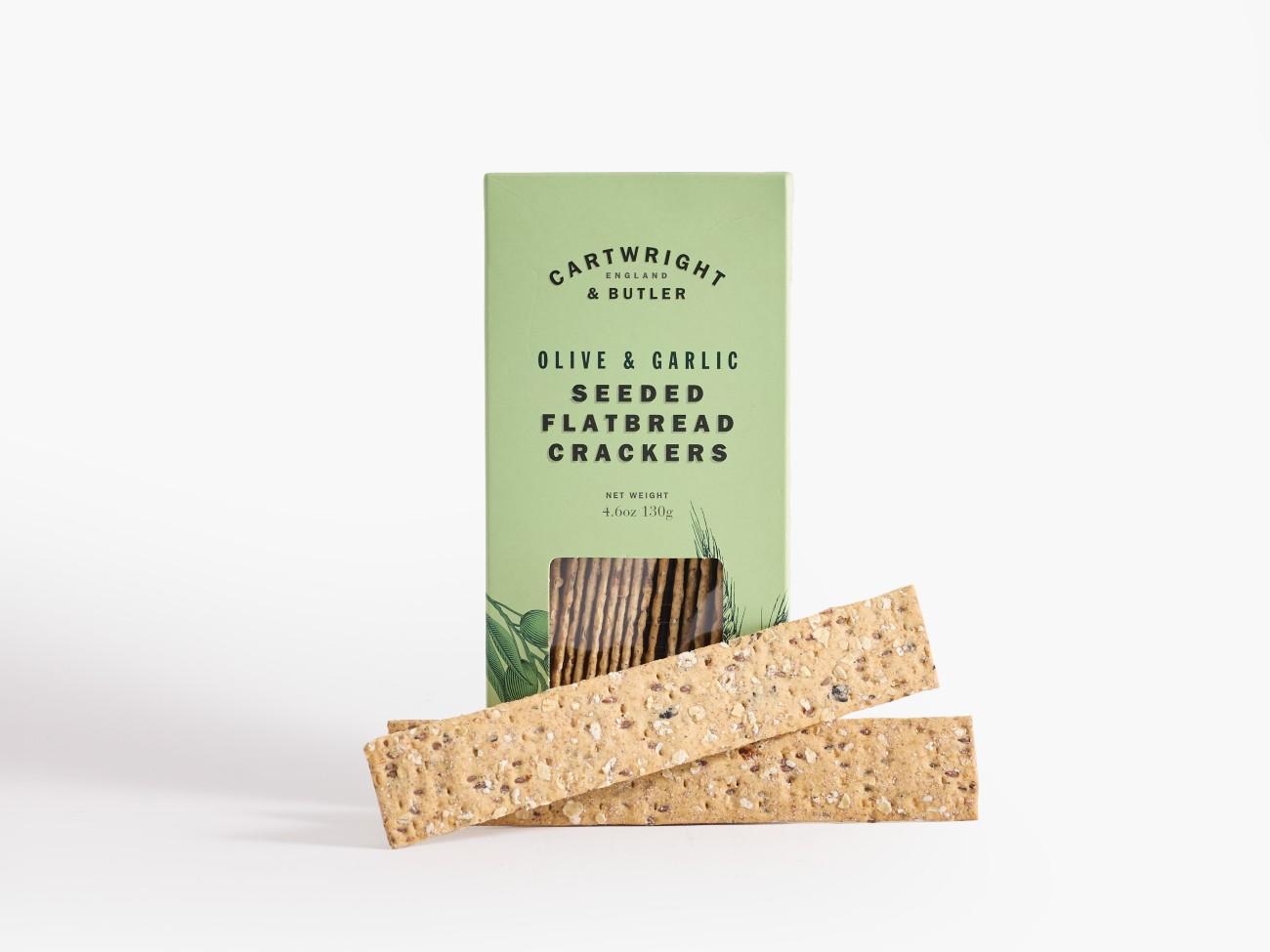 CARTWRIGHT & BUTLER Placičky s česnekem a olivami 130g