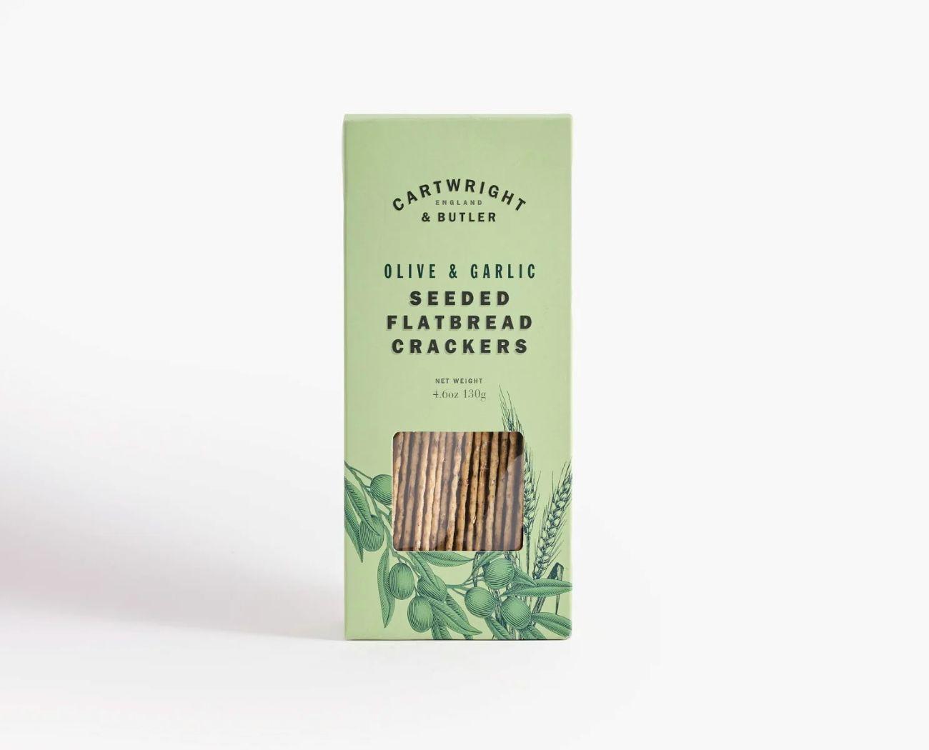 CARTWRIGHT & BUTLER Placičky s česnekem a olivami 130g