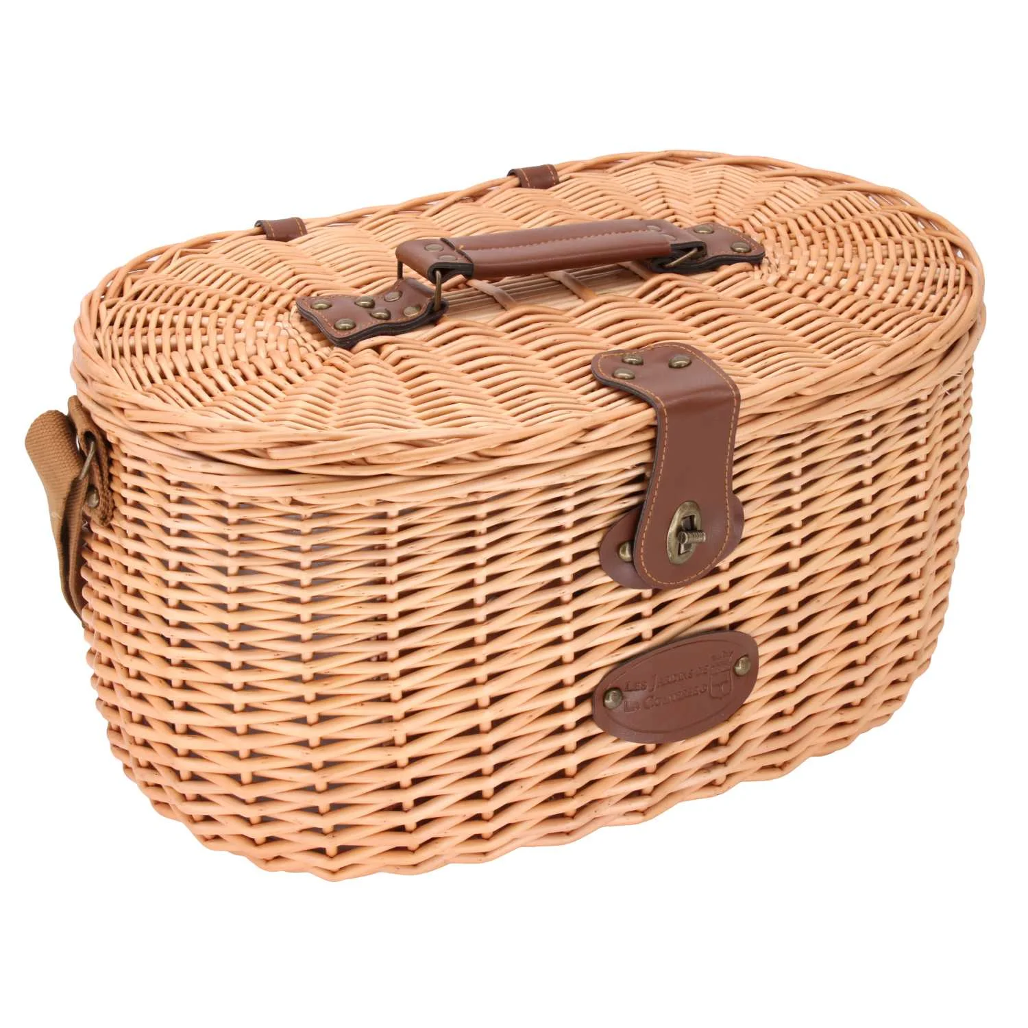 P-2295-Panier pique-nique en osier Vendôme Beige-fermé-300DPI (1)