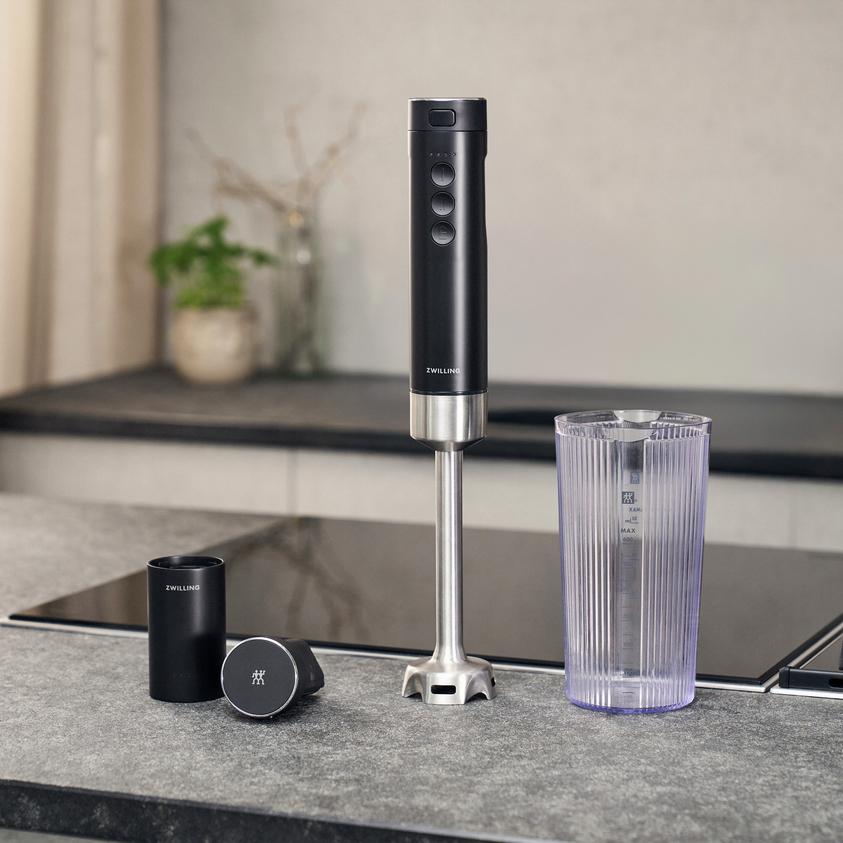 Bezdrôtový tyčový mixér Enfinigy XTEND, štartovacia súprava, čierny