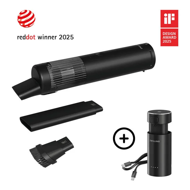 Bezdrôtový ručný vysávač Enfinigy XTEND, štartovacia súprava, čierny