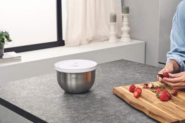 Vákuovacia nerezová miska + veko Fresh & Save, Ø 18 cm / 1,75 l