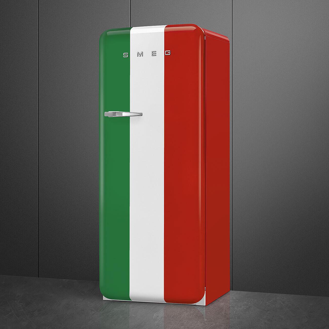 SMEG 50's RS chladnička s mrazícím boxem 244l/26l otv.pravé 153x60 cm oranžová