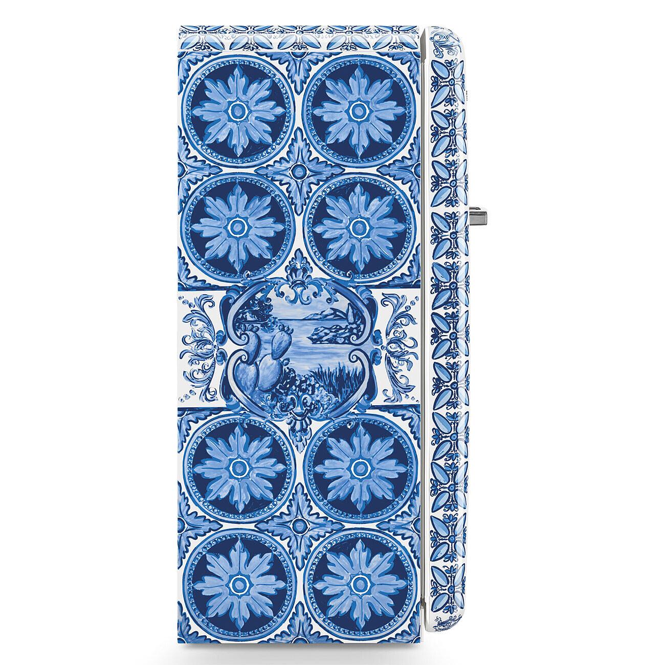 SMEG 50's RS chladnička s mrazícím boxem 244l/26l otv.pravé 153x60 cm oranžová