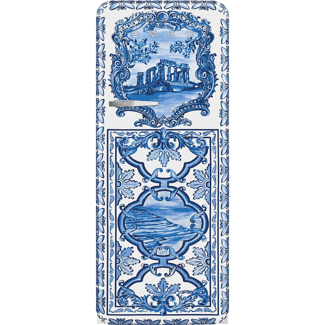 SMEG 50's RS chladnička s mrazícím boxem 244l/26l otv.pravé 153x60 cm oranžová