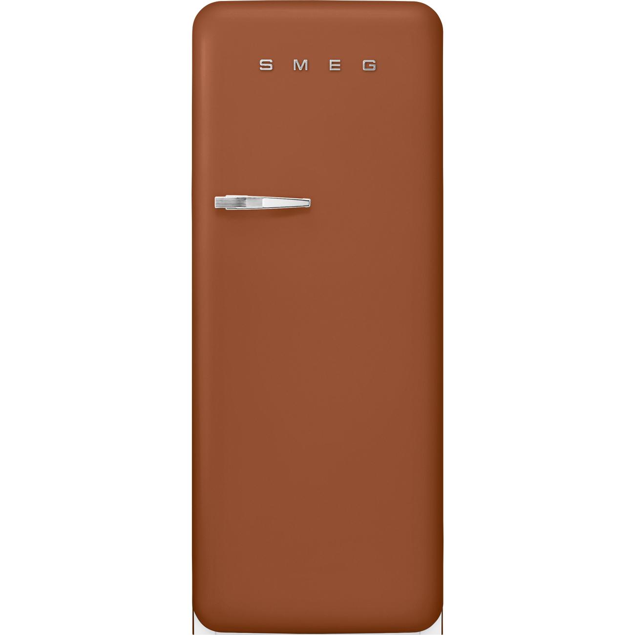 SMEG 50's RS chladnička s mrazícím boxem 244l/26l otv.pravé 153x60 cm oranžová