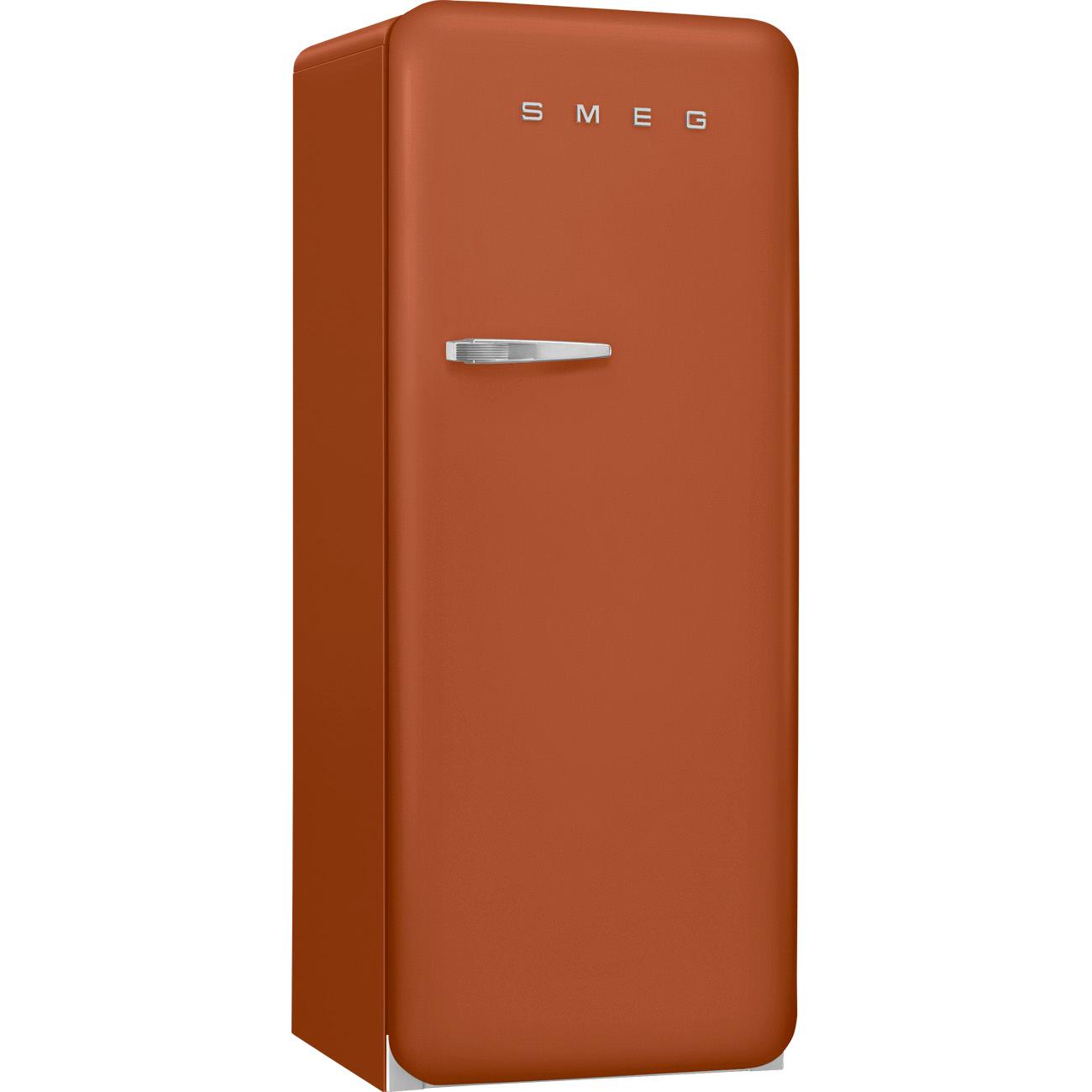 SMEG 50's RS chladnička s mrazícím boxem 244l/26l otv.pravé 153x60 cm oranžová