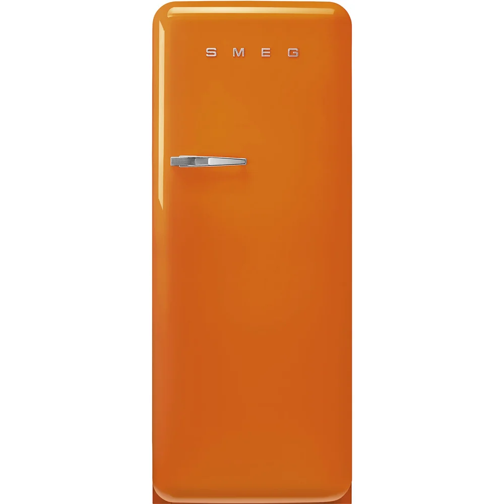 SMEG 50's RS chladnička s mrazícím boxem 244l/26l otv.pravé 153x60 cm oranžová