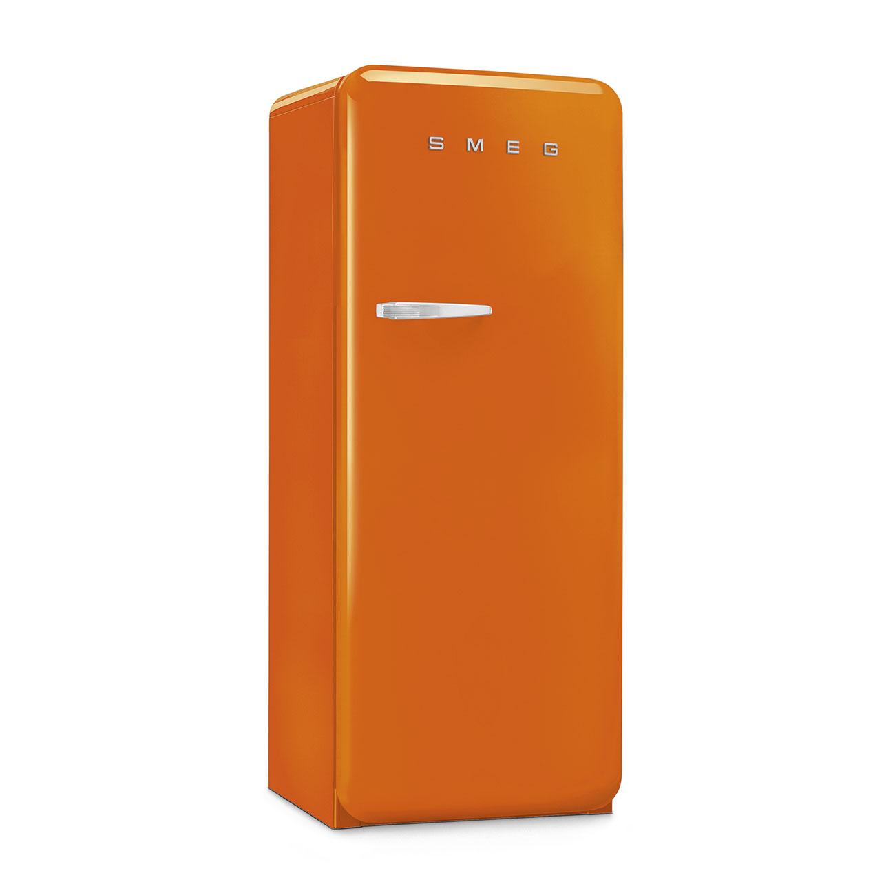 SMEG 50's RS chladnička s mrazícím boxem 244l/26l otv.pravé 153x60 cm oranžová